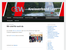 Tablet Screenshot of gew-leer.de